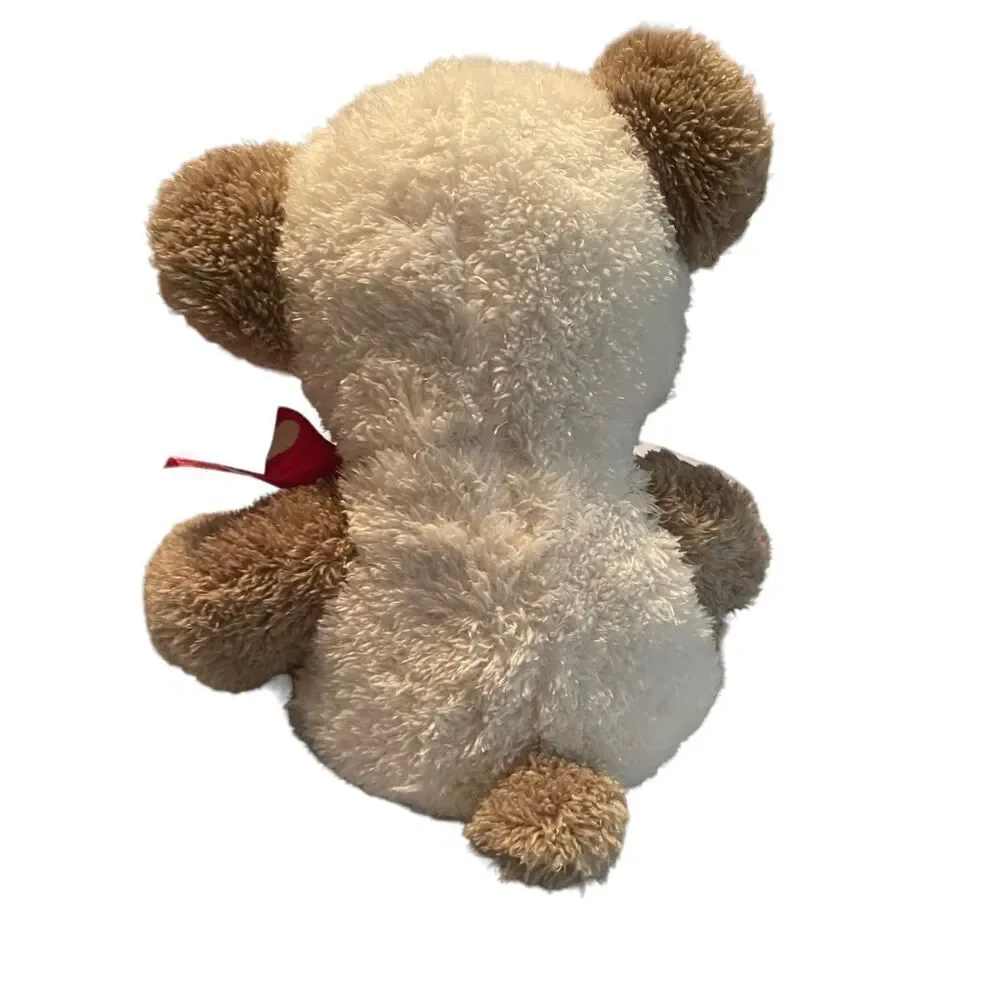Dan Dee Multicolor Collectors Choice Valentines Teddy Bear with Kiss Heart 18